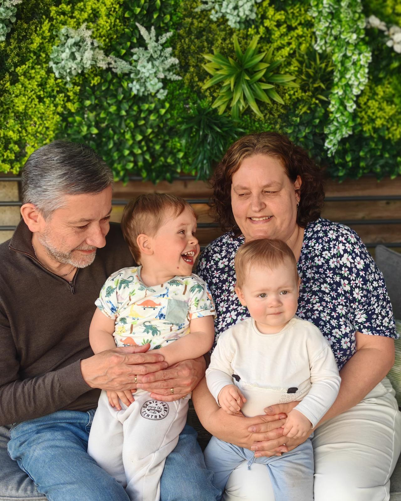 Peter, Leo, Asher and Gillian Finch